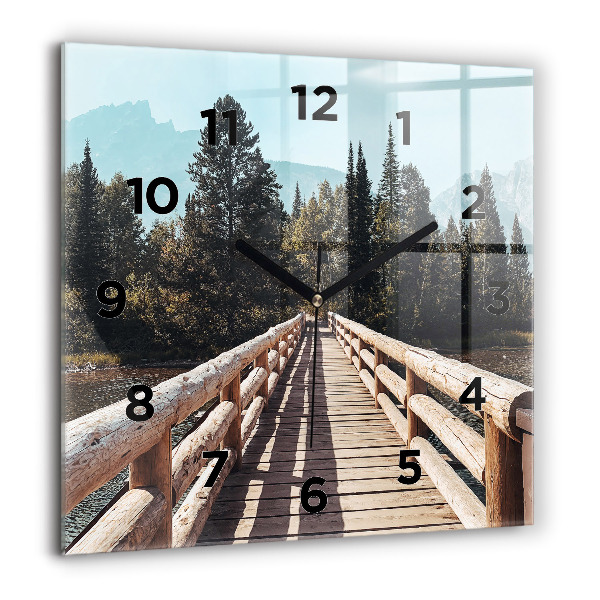 Orologio quadrato Montagne nello Yellowstone
