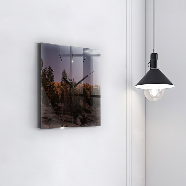 Orologio quadrato Strada rocciosa dello Yosemite