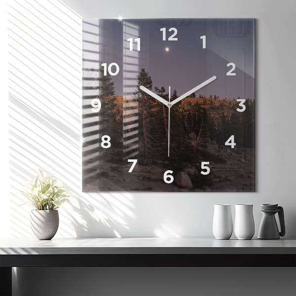 Orologio quadrato Strada rocciosa dello Yosemite