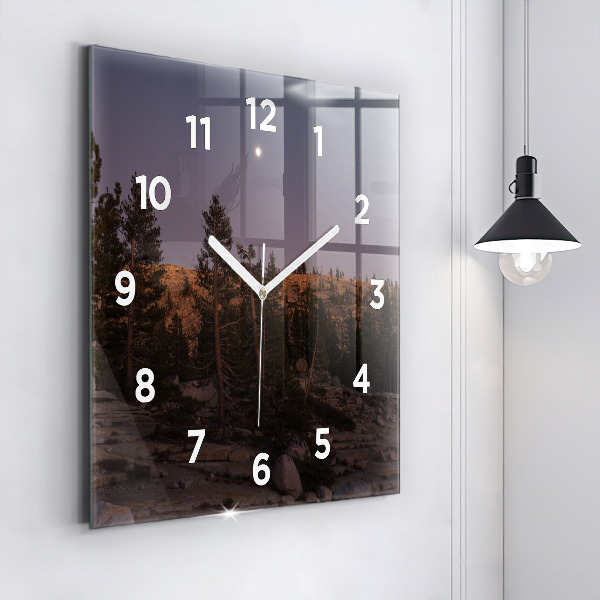 Orologio quadrato Strada rocciosa dello Yosemite
