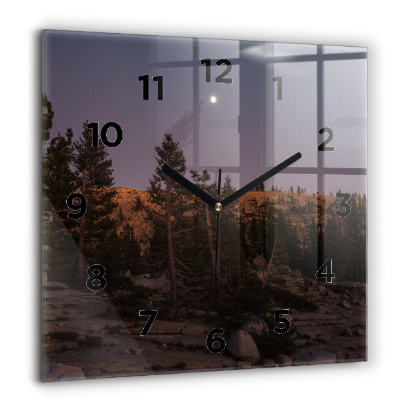 Orologio quadrato Strada rocciosa dello Yosemite