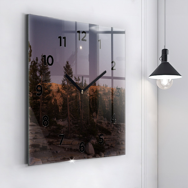 Orologio quadrato Strada rocciosa dello Yosemite