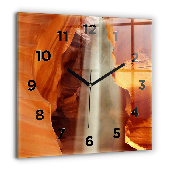 Orologio quadrato Canyon del deserto
