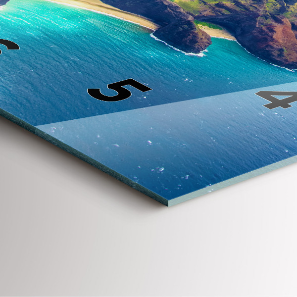 Orologio quadrato Il mare alle Hawaii