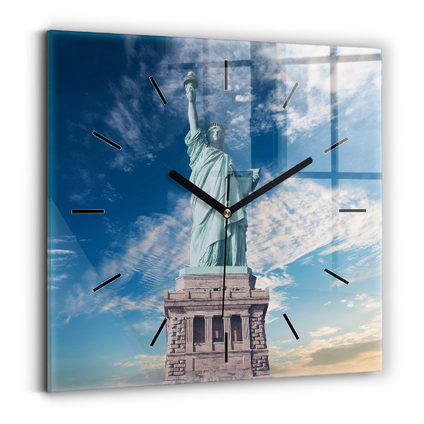 Orologio quadrato Statua della Libertà New York