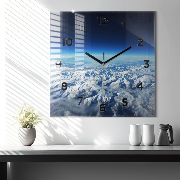 Orologio quadrato Paesaggio Montagne Pirenei