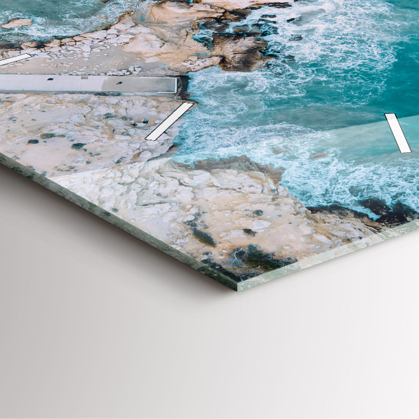 Orologio quadrato Fiordi in Costa Blanca