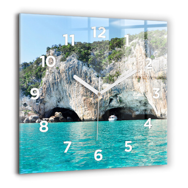 Orologio quadrato Grotta sottomarina