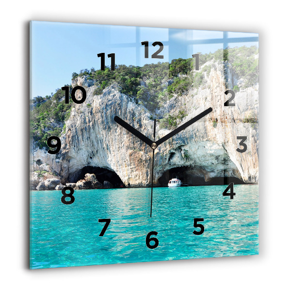 Orologio quadrato Grotta sottomarina