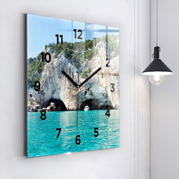 Orologio quadrato Grotta sottomarina