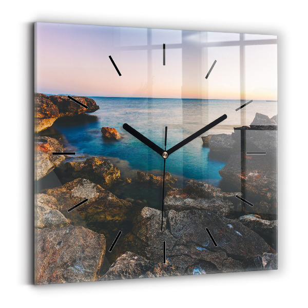Orologio quadrato Paesaggio marino
