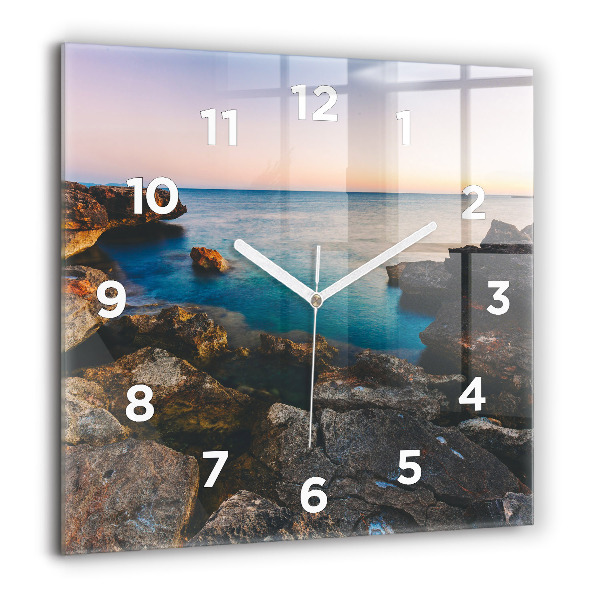 Orologio quadrato Paesaggio marino