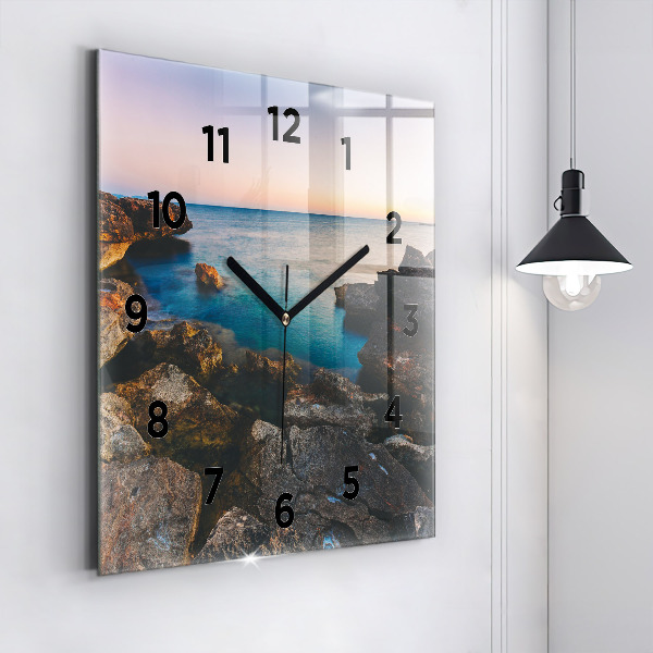 Orologio quadrato Paesaggio marino