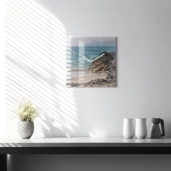 Orologio quadrato Vista sul Mar Mediterraneo