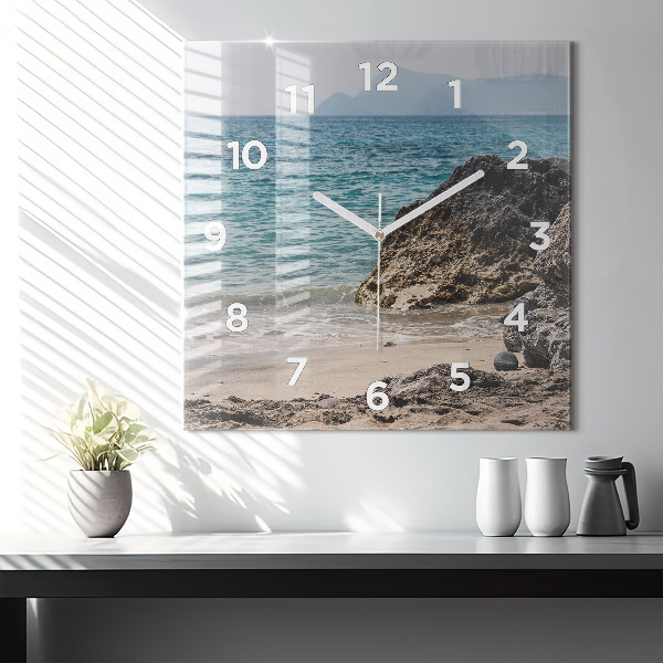 Orologio quadrato Vista sul Mar Mediterraneo