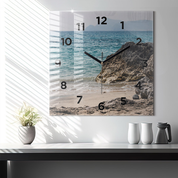 Orologio quadrato Vista sul Mar Mediterraneo