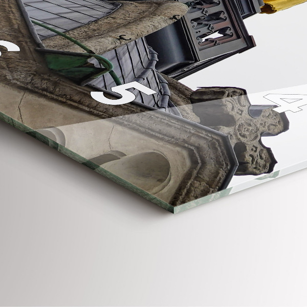 Orologio quadrato Statua della Vergine Maria a Lione