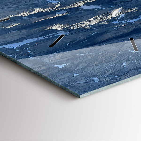 Orologio quadrato Montagne delle Alpi in inverno