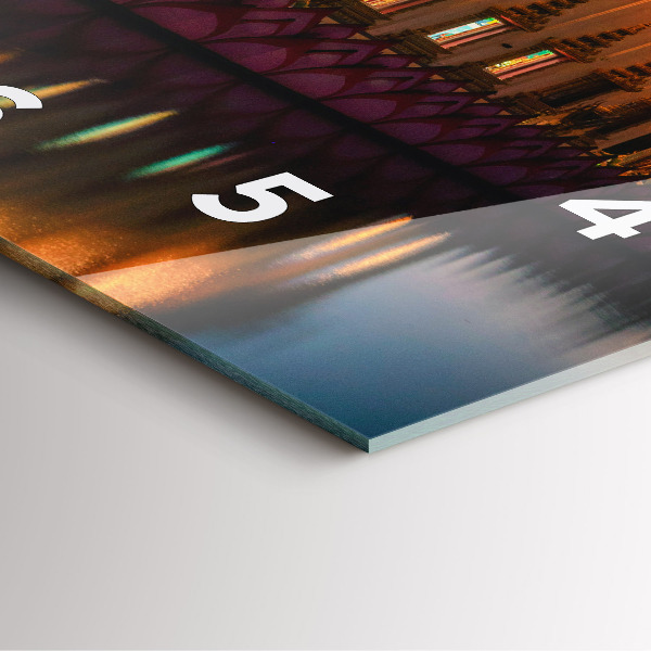 Orologio quadrato Tempio a Bangkok