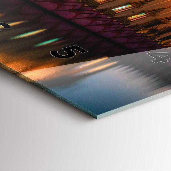 Orologio quadrato Tempio a Bangkok