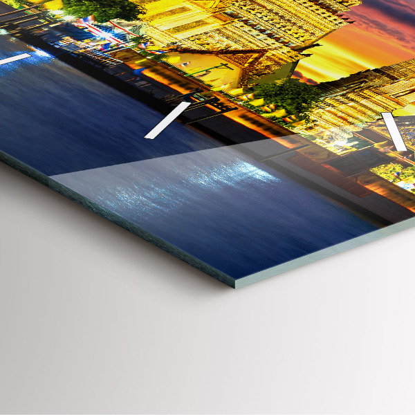 Orologio quadrato Tempio a Bangkok