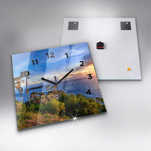 Orologio quadrato Phuket in Thailandia