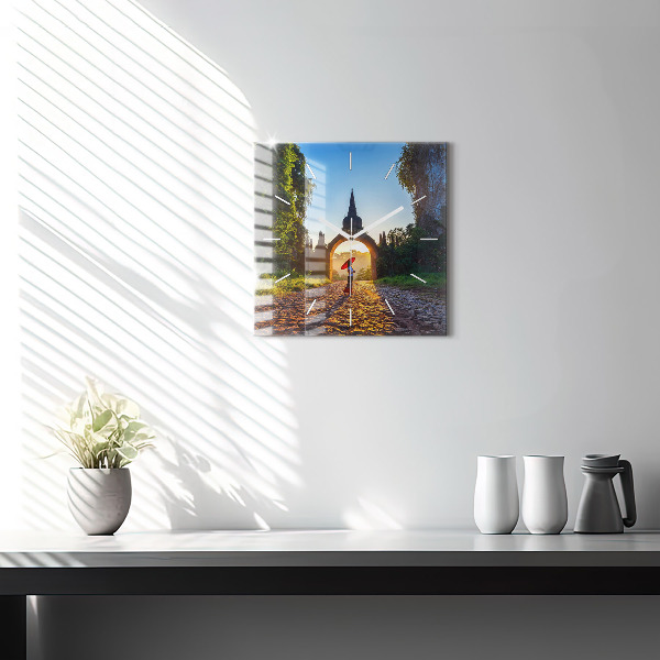 Orologio quadrato Parco Surat Thani Thailandia