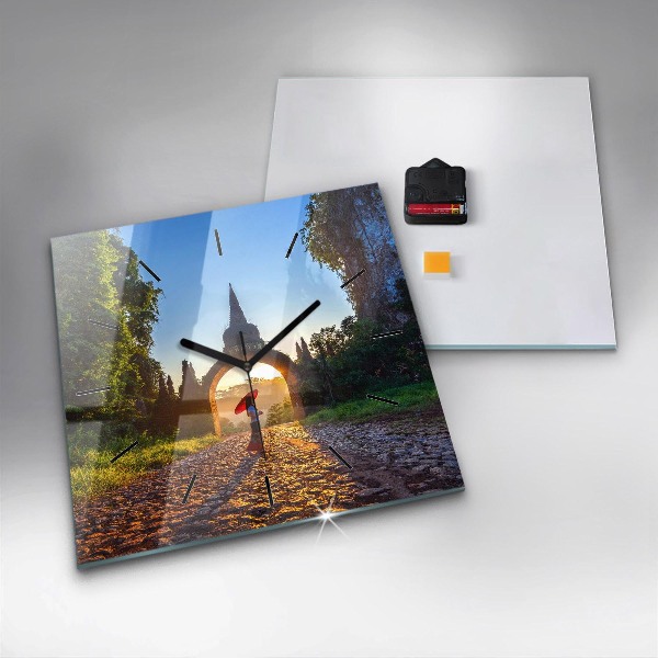 Orologio quadrato Parco Surat Thani Thailandia