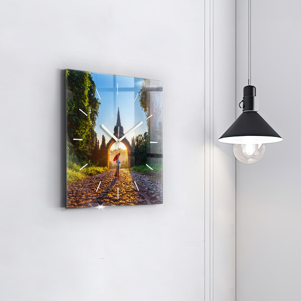 Orologio quadrato Parco Surat Thani Thailandia