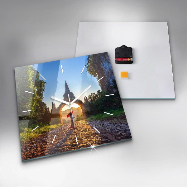 Orologio quadrato Parco Surat Thani Thailandia