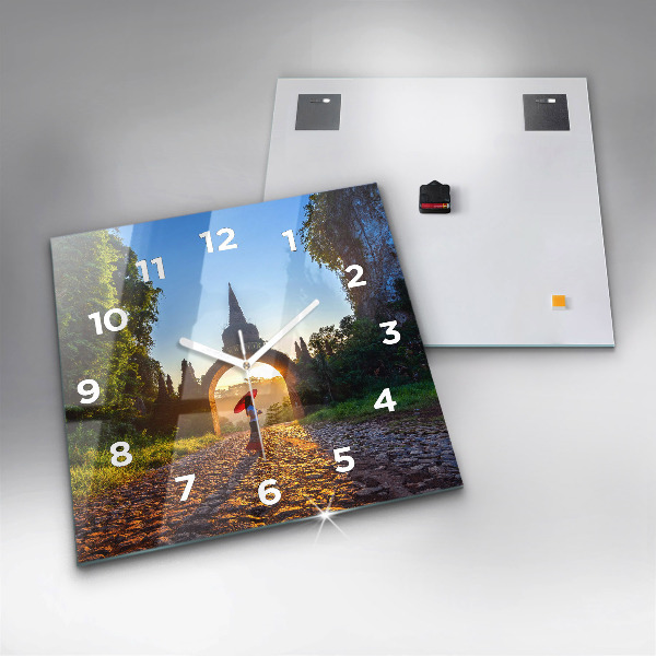 Orologio quadrato Parco Surat Thani Thailandia