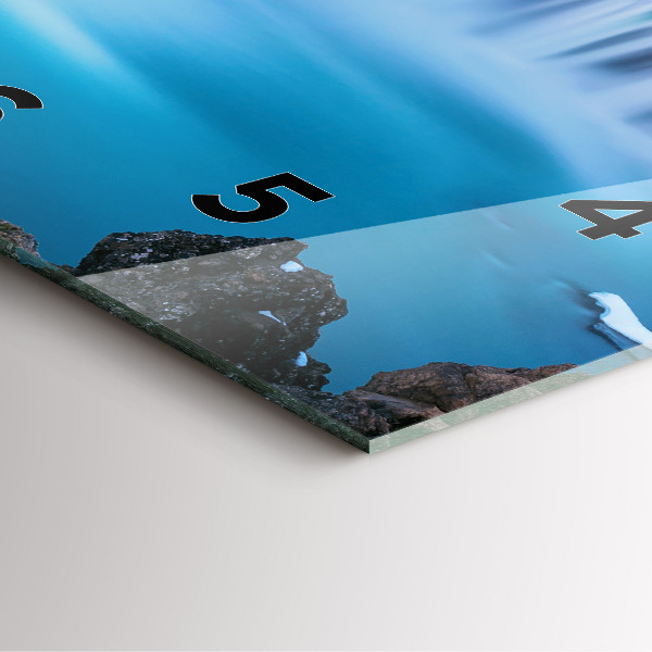 Orologio quadrato Cascata Godafoss Islanda