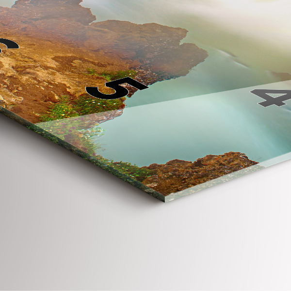 Orologio quadrato Godafoss in Islanda