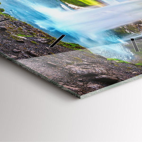 Orologio quadrato Cascata in Islanda