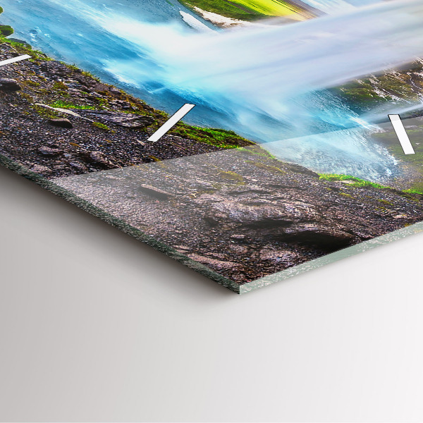 Orologio quadrato Cascata in Islanda