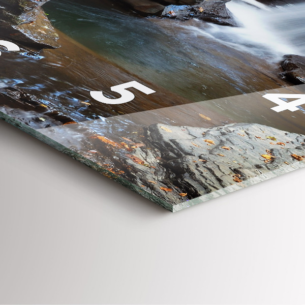 Orologio quadrato Cascate e rocce dell'Islanda