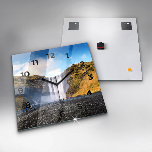 Orologio quadrato Cascata in Islanda