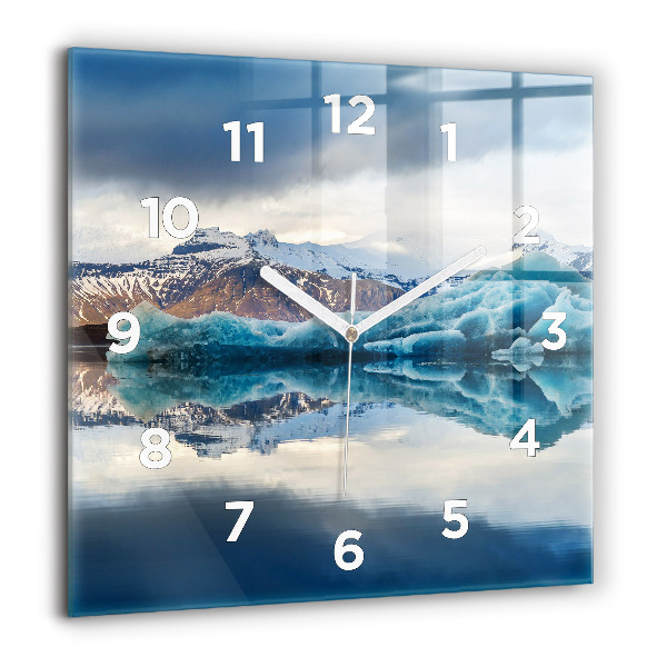 Orologio quadrato Lago Jokulsarlon Islanda