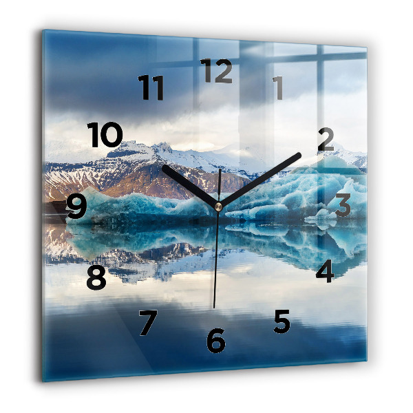 Orologio quadrato Lago Jokulsarlon Islanda