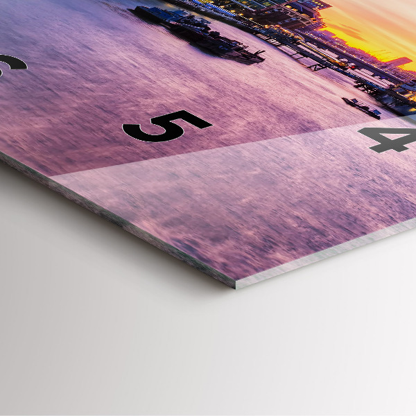 Orologio quadrato Vista di Londra