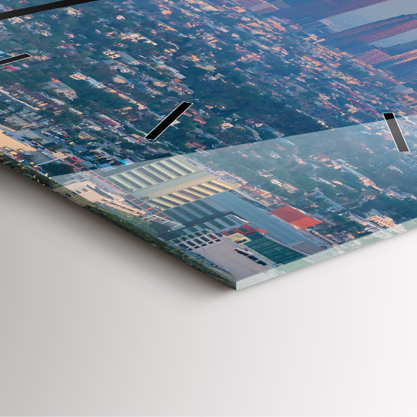 Orologio quadrato Tramonto a Los Angeles