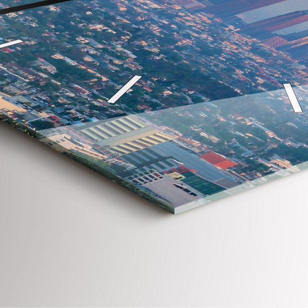 Orologio quadrato Tramonto a Los Angeles