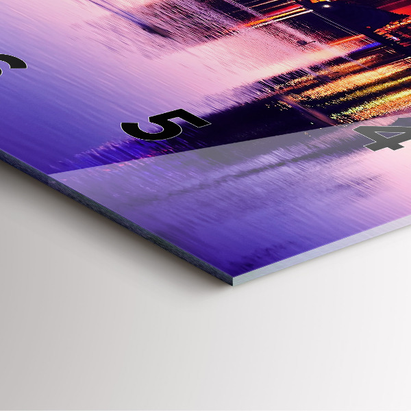 Orologio quadrato Skyline della città di Orlando