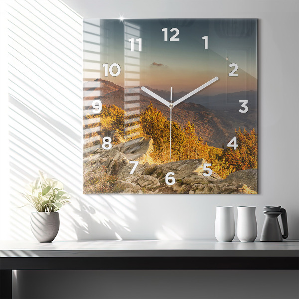 Orologio quadrato Monti Bieszczady