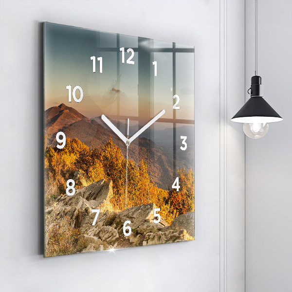 Orologio quadrato Monti Bieszczady