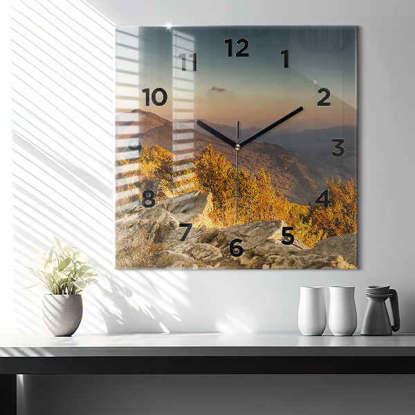 Orologio quadrato Monti Bieszczady