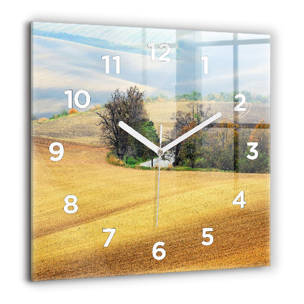 Orologio quadrato Paesaggio rurale della Moravia