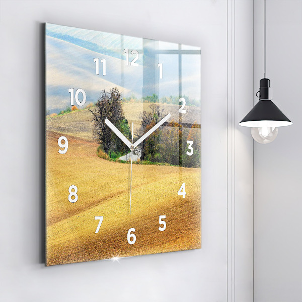 Orologio quadrato Paesaggio rurale della Moravia