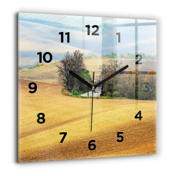 Orologio quadrato Paesaggio rurale della Moravia