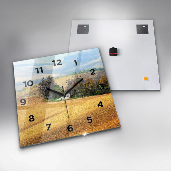 Orologio quadrato Paesaggio rurale della Moravia